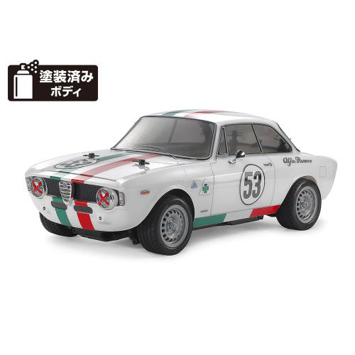 タミヤ 1/10RC アルファロメオ ジュリア スプリント GTA クラブレーサー( MB-01シャーシ)