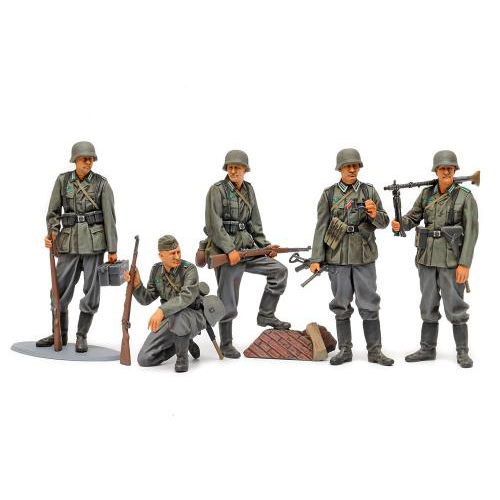 タミヤ 1/35 ドイツ歩兵セット (大戦中期)