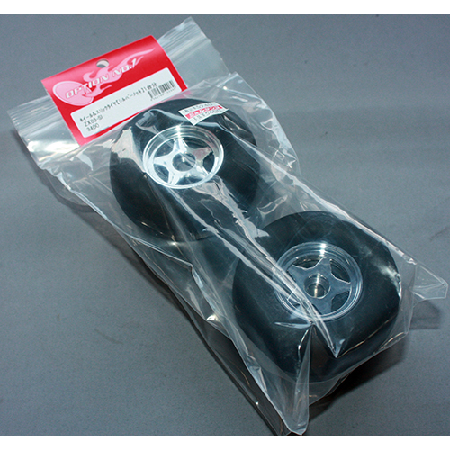 OPTION No.1 ZX03-SI ホイール(シルバーメッキ)&スリックタイヤ1台分