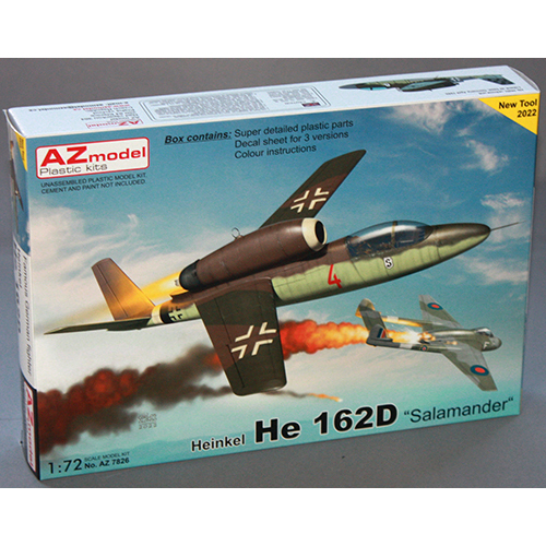 AZモデル 1/72 Heinkel He 162D