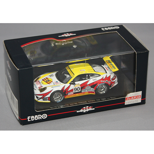 EBBRO 1/43 ホワイト ライトニング ポルシェ 911 GT3 RSR 2005 ルマン