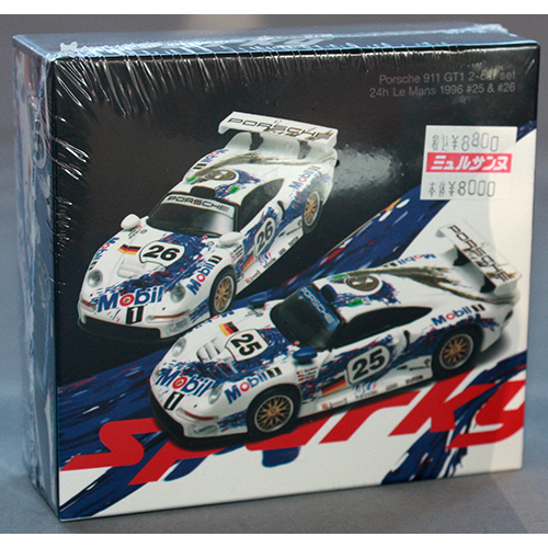 TINY、Spark model 1/64 Porsche 911 GT1 24h Le Mans 1996 #25 (2台セット)