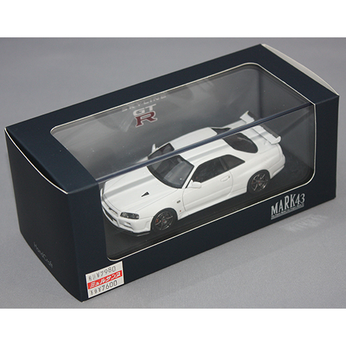 Mark43 1/43 NISSAN SKYLINE GT-R Vspec II (BNR34) White