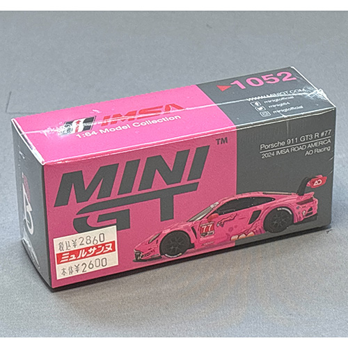 TSM 1/64 ポルシェ 911 GT3 R IMSA ロードアメリカ 2024 #77 AO Racing