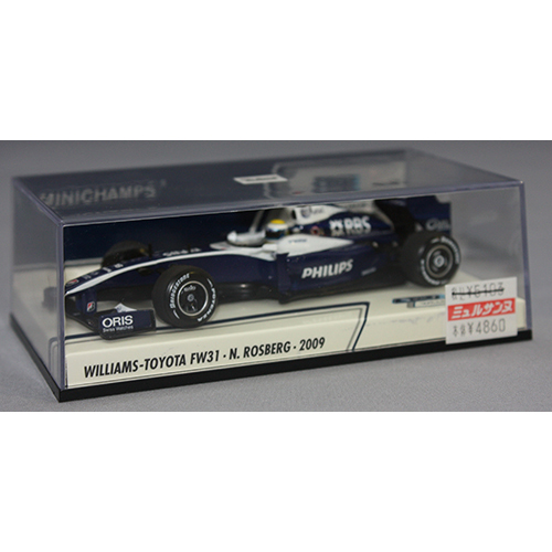 ミニチャンプス 1/43 Williams-Toyota FW31 N.Rosberg 2009