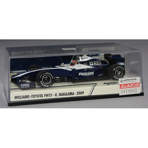 ミニチャンプス 1/43 Williams-Toyota FW31 K.Nakajima 2009