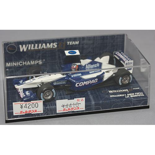 ミニチャンプス 1/43 Williams BMW FW24 J.P.Montoya 2002