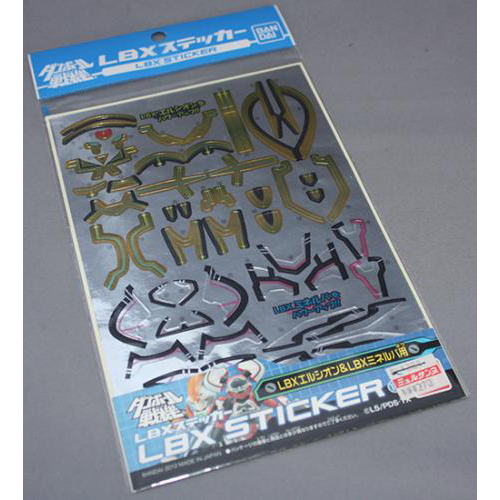 バンダイ LBXステッカー　LBXエルシオン&LBXミネルバ用