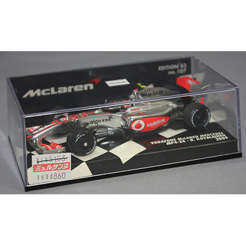 ミニチャンプス 1/43 Vodafone MacLaren Mercedes MP4-24 H.Kovalainen2009
