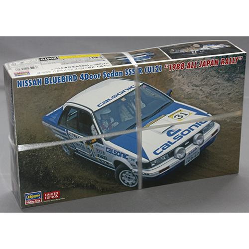 ハセガワ 1/24 ニッサン ブルーバード 4ドアセダン SSS-R(U12型) `1988年 全日本ラリー`