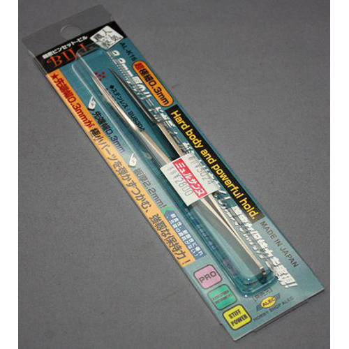 シモムラアレック 職人堅気 精密ピンセット ビル 超極細 0.3mm