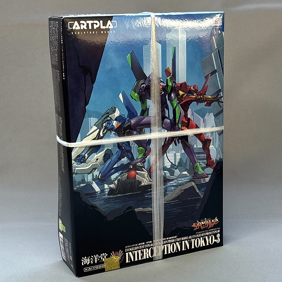 海洋堂 SCULPTURE WORKS エヴァンゲリオン初号機/弐号機/零号機・改`迎撃 第3新東京市`