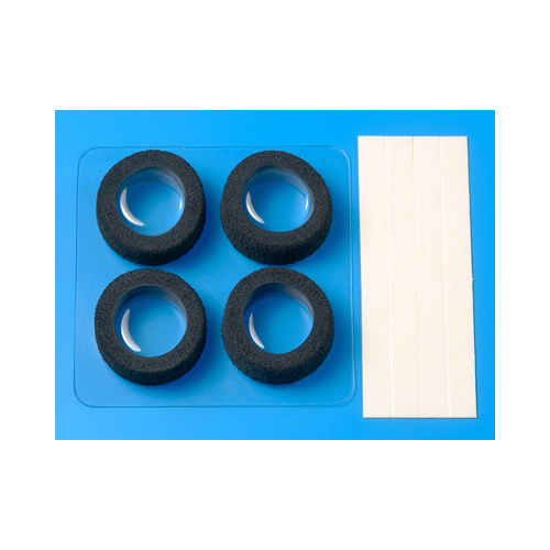 ナローレストンスポンジタイヤセット (ブラック)