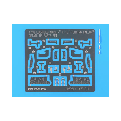 タミヤ 1/48 F-16 ディテールアップパーツセット