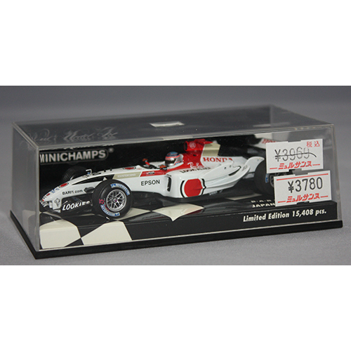 ミニチャンプス 1/43 B.A.R.Honda 006　T.Sato