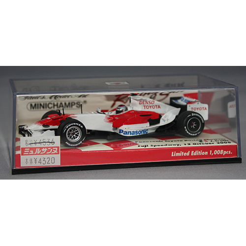 ミニチャンプス 1/43 Panasonic Toyota Racing Showcar 2008 J.Trulli