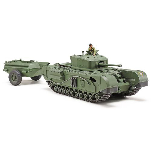 タミヤ 1/48 イギリス戦車 チャーチルMk.VII クロコダイル