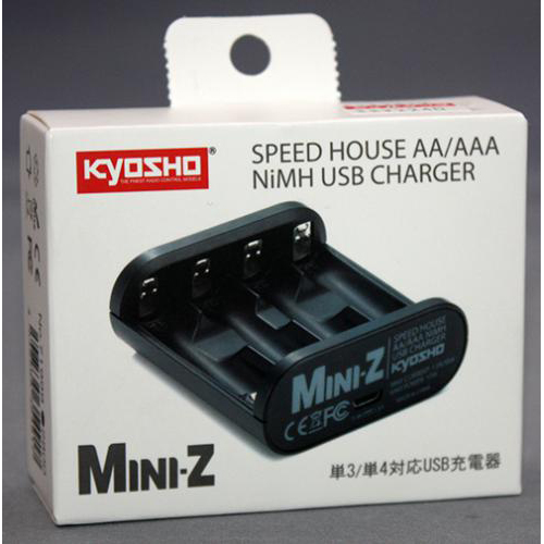 京商 SPEED HOUSE 単3/単4 NiMH USBチャージャー