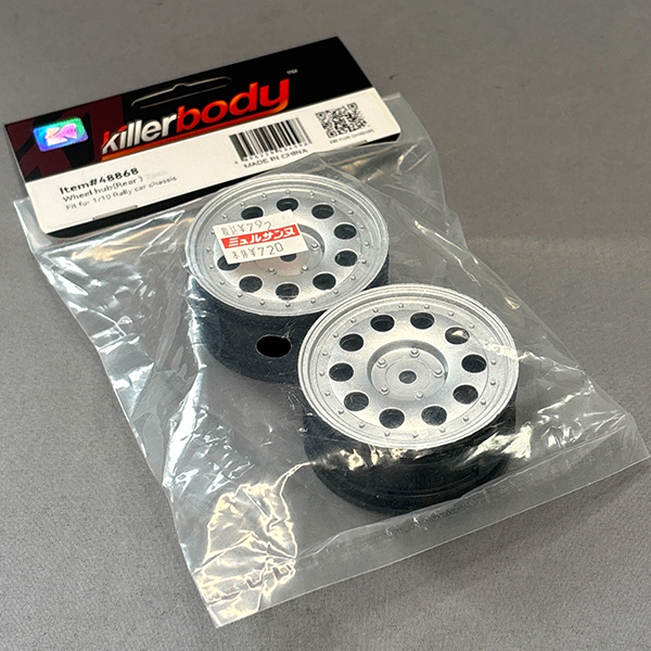 Killerbody 1/10 リアホイール Fit for 1/10 Lancia037 Rally 48868