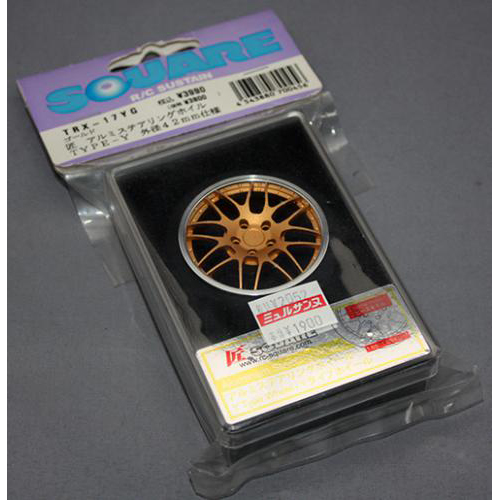 スクエア TRX-17YG 匠 アルミステアリングホイール　TYPE-Y 外径42mm仕様