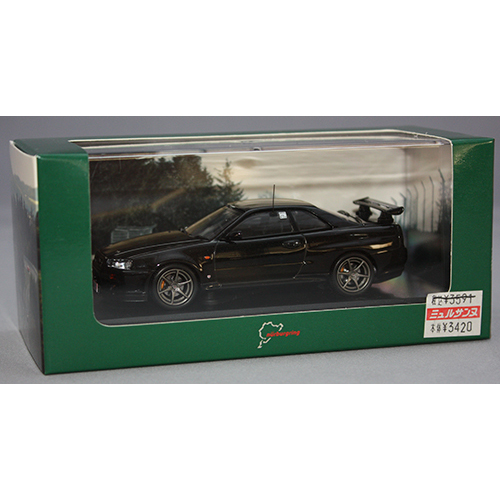 EBBRO 1/43 NISSAN SKYLINE GT-R(BNR34) Nurburgring Test car　White