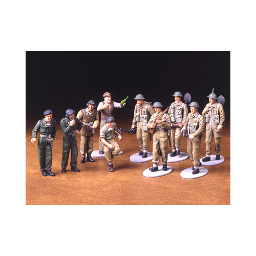 タミヤ 1/48 WWII イギリス歩兵セット(ヨーロッパ戦線)