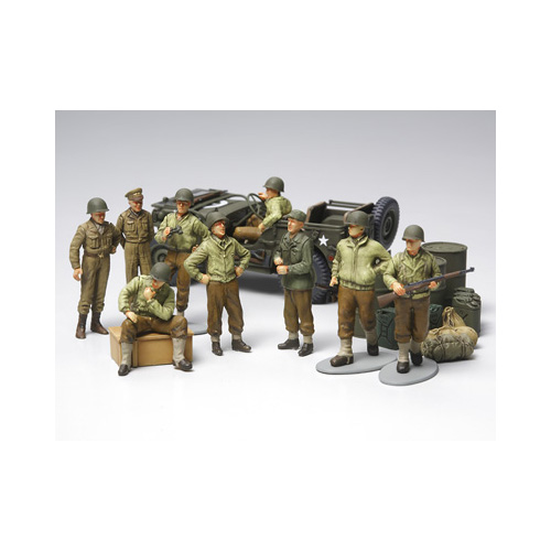 タミヤ 1/48 WWII アメリカ歩兵前線休息セット
