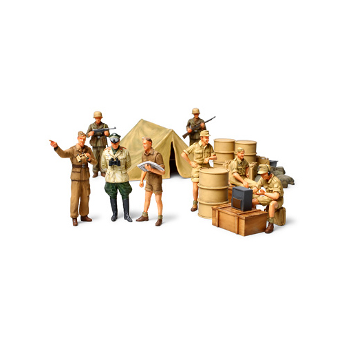 タミヤ 1/48 WWII ドイツ アフリカ軍団歩兵セット