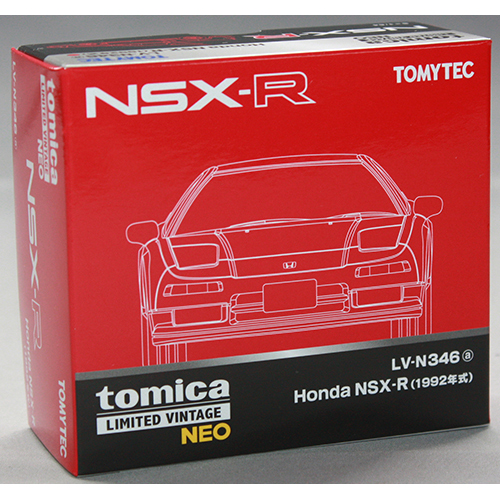 トミーテック 1/64 LV-N346a ホンダ NSX Type-R(赤) 92年式