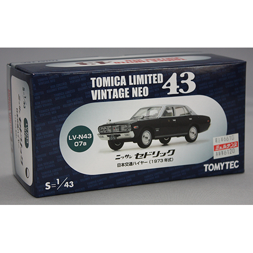 トミカリミテッドヴィンテージ 1/43　LV‐N43‐07a　セドリック　ハイヤー