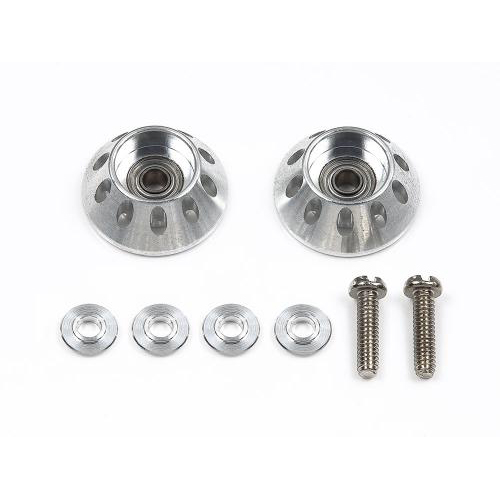 タミヤ HG 軽量13mmオールアルミベアリングローラー (テーパータイプ)