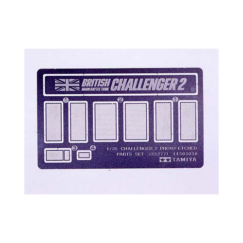 タミヤ 1/35 イギリス主力戦車チャレンジャー2エッチングパーツセット