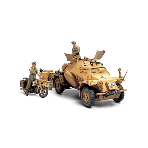 タミヤ 1/35 ドイツ4輪装甲偵察車 Sd.Kfz.222 北アフリカ戦線