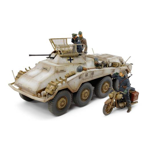 タミヤ 1/35 タミヤ・イタレリシリーズ No.19  ドイツ重装甲車 Sd.Kfz.234/1 (2cm砲搭載型)