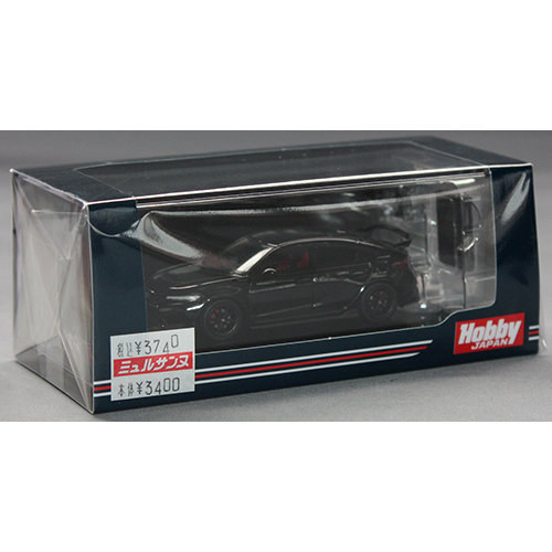 ホビージャパン 1/64 ホンダ シビック TYPE R (FL5) エンジンディスプレイモデル付 クリスタルブラックパール