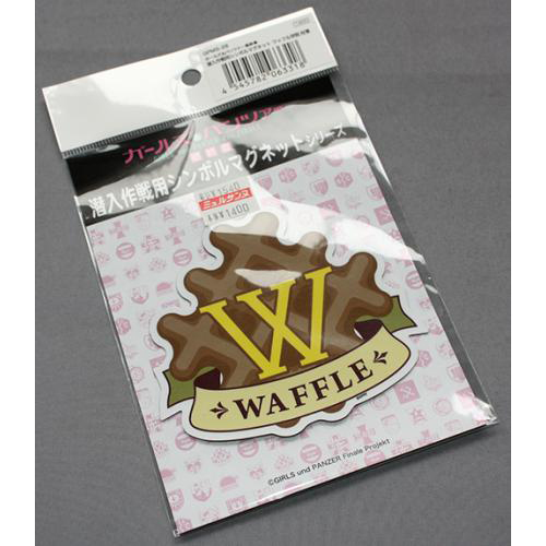 プラッツ ガールズ&パンツァー 最終章 潜入作戦用シンボルマグネット ワッフル学院 校章