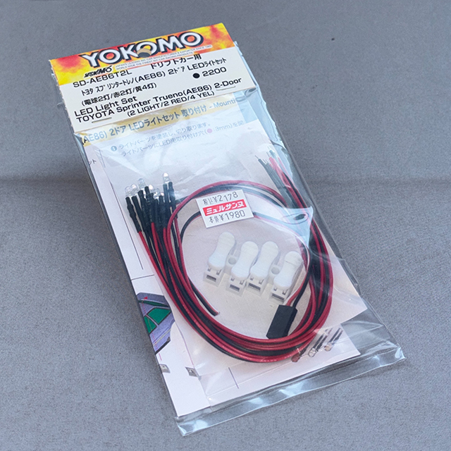 yokomo SD-AE86T2L トヨタ スプリンタートレノ(AE86) 2ドア LEDライトセット
