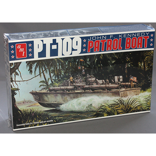 AMT 1/64 WWII アメリカ海軍 魚雷艇 PTボート PT-109 ジョン・F・ケネディ艇