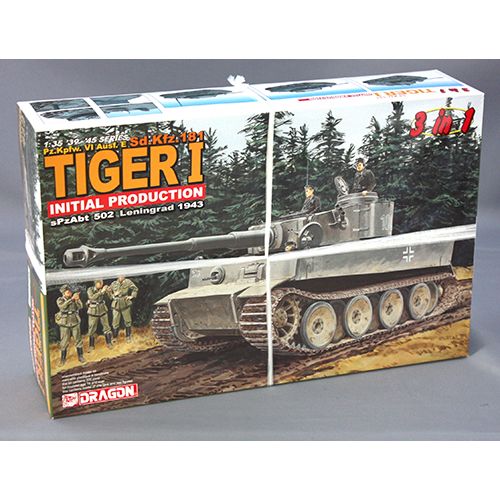 ドラゴン 1/35 Sd.Kfz.181 ティーガー 1 極初期型 第502重戦車大隊 レニングラード 1943年 (3in1) DR6252