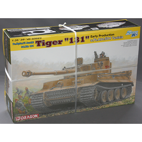 ドラゴン 1/35 WW.II ドイツ軍 重戦車 ティーガーI 第504重戦車大隊 " 131 " チュニジア