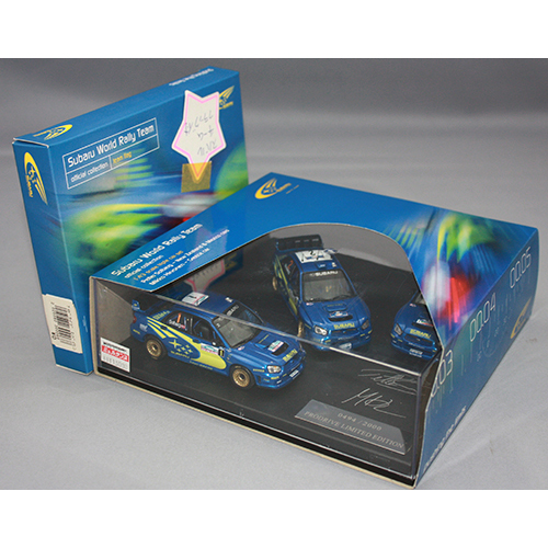  1/43 SUBARU World Rally Team チームフラッグ付き
