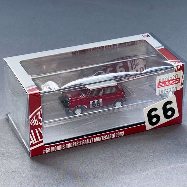Gaincorp Products 1/64 #66 MORRIS COOPER S RALLYE MONTECARLO 1963