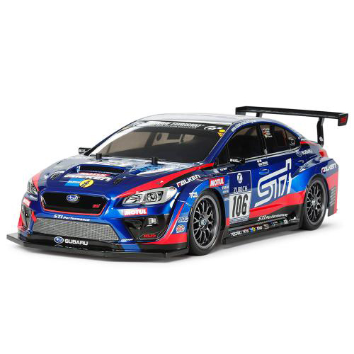 タミヤ 1/10 電動RCカーシリーズ No.645  SUBARU WRX STI NBRチャレンジ(TT-02シャーシ)