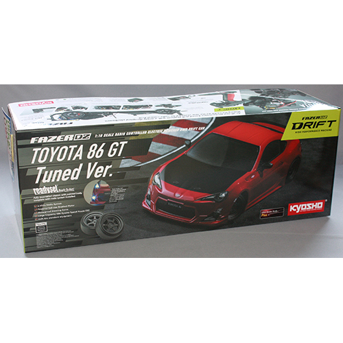 京商 1/10 EP 2WD フェーザーD2 FZD2シリーズ レディセット トヨタ 86 GT チューンド・バージョン ライトニングレッド