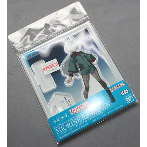 バンダイ 機動戦士ガンダム 水星の魔女 ガンプラパッケージアート アクリルスタンド ミオリネ・レンブラン