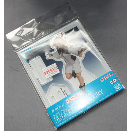 バンダイ 機動戦士ガンダム 水星の魔女 ガンプラパッケージアート アクリルスタンド スレッタ・マーキュリー