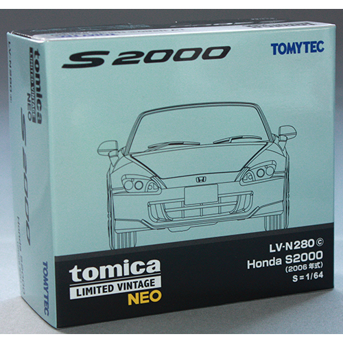 トミーテック 1/64 TLV-N280c ホンダ S2000 2006年式 (水色)