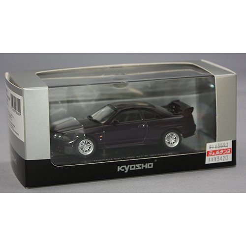 京商 1/43 NISSAN SKYLINE GT-R　(BCNR33)　1995　(MIDNIGHT PURPLE)
