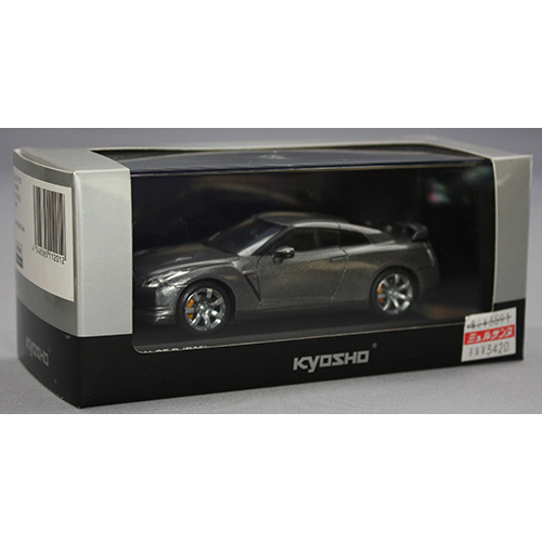 京商 1/43 NISSAN GT-R(R35) 2008 Dark Metal Gray
