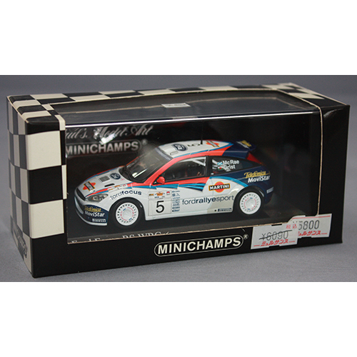 ミニチャンプス 1/43 Ford Focus RS WRC Rally Akropolis 2002 Winners McRaa/Grist